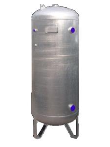 Serbatoio verticale 500 litri per aria compressa usato