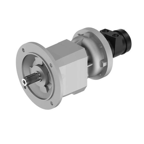 LZL15-BF322-B-033   MOTORE PNEUMATICO A PALETTE CON RIDUTTORE ELICOIDALE